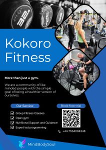 Kokoro Fitness Poster