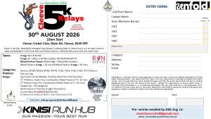 Cleeve Relays Entry Form